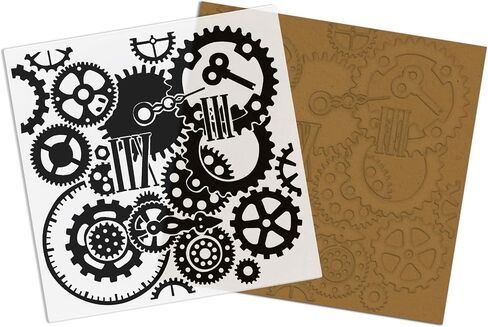 Habbiful Spring Flowers Embossing Folders for Card Making, 3D Textured Leaves Plastic Embossing Folder DIY Craft Template Floral Folders for Scrapbooking Photo Album Supplies in Saudi Arabia