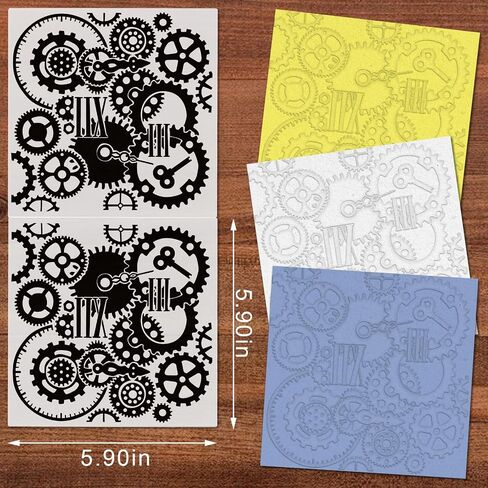 Habbiful Spring Flowers Embossing Folders for Card Making, 3D Textured Leaves Plastic Embossing Folder DIY Craft Template Floral Folders for Scrapbooking Photo Album Supplies in Saudi Arabia