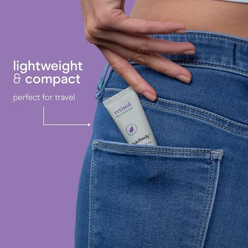 Baebody مصنوع في USA Retinol Cream للوجه - كريمة الوجه المضادة للشيخوخة للخطوط الدقيقة والتجاعيد - مع هدايا جوجوبا للزيت والفيتامين E - الجمال للنساء (50 مل/1.7 أوقية) in Kuwait