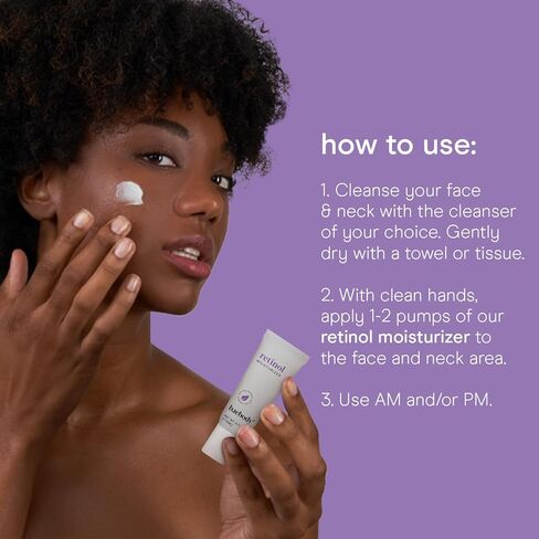 Baebody مصنوع في USA Retinol Cream للوجه - كريمة الوجه المضادة للشيخوخة للخطوط الدقيقة والتجاعيد - مع هدايا جوجوبا للزيت والفيتامين E - الجمال للنساء (50 مل/1.7 أوقية) in Kuwait