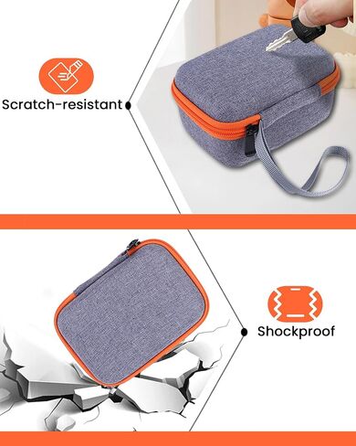 ASIEIT Hard Case Compatible with Yoto Mini (2024 Edition), Case for Yoto Mini, Children's Audio & Music Player, Yoto Holder Bag for Children’s Speaker Plays Audiobook Cards, Orange in Saudi Arabia