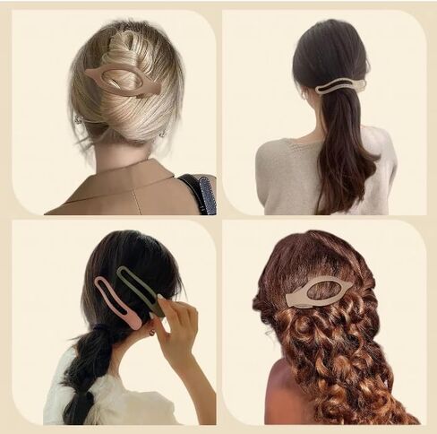 8 Pcs Flower Hair Claw Clips, Matte Flat Frangipani Hair Clips, Beach Tropical Party Strong Hold Jaw Hair Clips for Women Girls Thin Thick Curly Straight Hair Accessories (8 PCS Frangipani) in Saudi Arabia