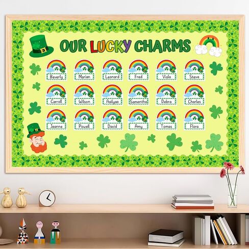 25 Pcs St. Patricks Day Rainbow Cutouts St. Patricks Day Name Tags Greeting Cutouts for St. Patrick's Day Bulletin Board Rainbow Classroom Decoration (Rainbow-2) in Saudi Arabia