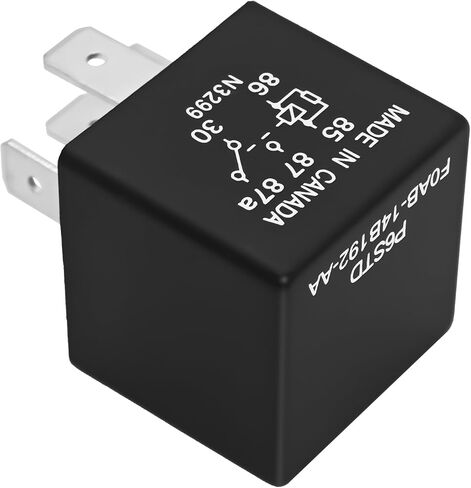مرحل السيارات P6SDT FOAB-14B192-AA - 40A 12VDC 5-Pin، استبدال OEM F0AB-14B192-AA مرحل النظام الكهربائي لفورد in Saudi Arabia