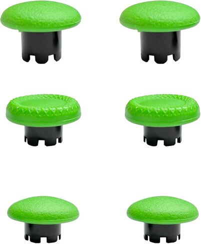Thumbsticks for PS5 Edge Controller, Thumbsticks Paddles Replacement for PS5 Dualsense Controller, 6 in 1 Accessories Parts for PS5 Dualsense Edge Controller Analog Joystick Repair Kit (Black) in Saudi Arabia