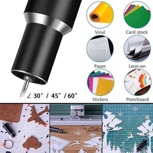 5Pcs Premium Fine Point Blade Compatible with Cricut Maker 3/Maker/Explore 3/Explore Air 2/Air/One/Venture, Fine Point Blade Housing for Most Light Materials (Black) in Kuwait