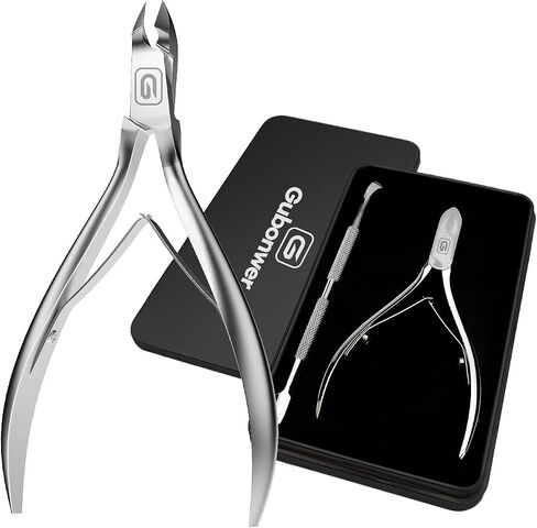 Cuticle Trimmer 3/4 Jaw Extremely Sharp Cuticle Nippers Scissors Stainless Steel Clippers Cutter Remover Pedicure Manicure Nail Tool, cuticle pusher, nail cuticle trimmer professional cuticle cutter in Saudi Arabia