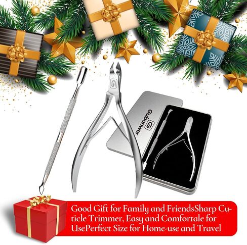 Cuticle Trimmer 3/4 Jaw Extremely Sharp Cuticle Nippers Scissors Stainless Steel Clippers Cutter Remover Pedicure Manicure Nail Tool, cuticle pusher, nail cuticle trimmer professional cuticle cutter in Saudi Arabia