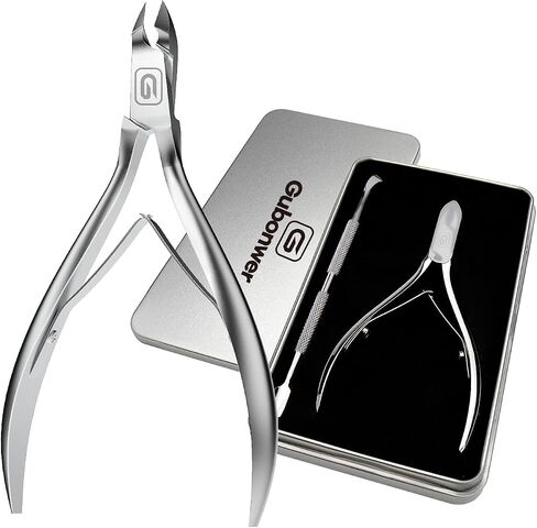 Cuticle Trimmer 3/4 Jaw Extremely Sharp Cuticle Nippers Scissors Stainless Steel Clippers Cutter Remover Pedicure Manicure Nail Tool, cuticle pusher, nail cuticle trimmer professional cuticle cutter in Saudi Arabia
