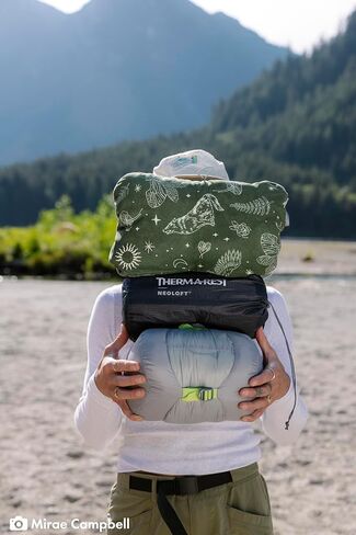 Therm-a-Rest Compressible Cinch Camping and Backpacking Pillow, Regular - 14 x 18 Inch, Woodland in Saudi Arabia