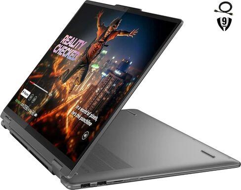 Lenovo Yoga 7i 2-in-1 Laptop ، 16 "2K Wuxga Display Touchnens ، Intel Core Ultra 5 125U Processor ، 16GB RAM 1TB SSD ، Wi-Fi 6E ، لوحة مفاتيح خلفية ، قارئ بصمات الأصابع ، Windows 11 Pro ، Storm Gray in Kuwait