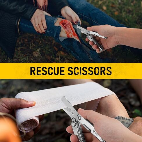 BIBURY Mini Keychain Multitool Scissors B12062B, 9 in 1 Multitool EDC Scissors with Screwdriver, Bottle Opener, Pocket Knife, Spring -Mini Multi Tool for Outdoor, Daily Use, Gifts for Men and Women in Kuwait