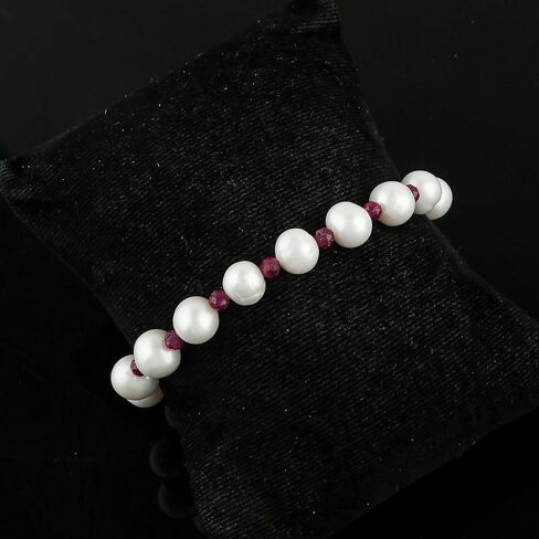 CRYSTALIS Natural Peridot And Freshwater Pearl Beaded Bolo Bracelet, Elegant Beads Crystal, Chakra Bracelet, Healing Bracelet, Gemstone Jewelry, Friendship Bracelet, 925 Sterling Silver Slider 10 inch in Saudi Arabia