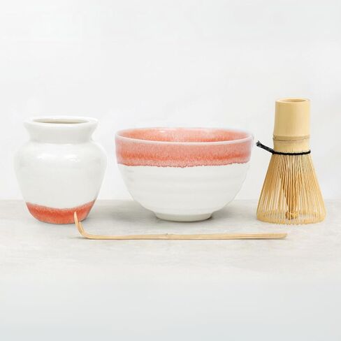 Jade Blue Matcha Whisk Set – Handcrafted Ceramic Bowl with Bamboo Chasen, Complete Matcha Kit for Traditional Japanese Tea Ceremony, Perfect for Whisking and Pouring Matcha Tea in Saudi Arabia