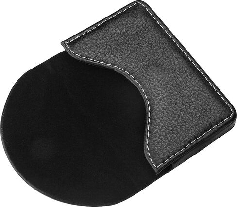 COFEE LEATHER LEATHER CARDGER CARCE CASE للرجال أو النساء جيب بطاقة العمل حامل بطاقة اسم البطاقة مع مغناطي in Saudi Arabia