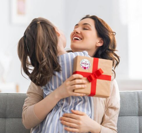 Waahome 36pcs ملصقات Happy Valentines - إلى من From Valentines ملصقات العلامات الهدية الوردي ملصقات عيد الحب الأحمر للأطفال. in Kuwait
