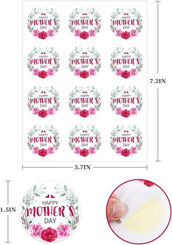 Waahome 36pcs ملصقات Happy Valentines - إلى من From Valentines ملصقات العلامات الهدية الوردي ملصقات عيد الحب الأحمر للأطفال. in Kuwait