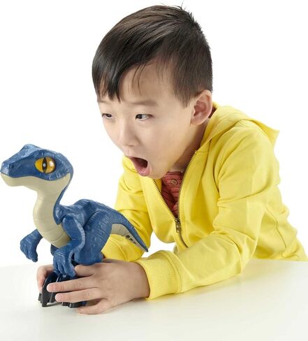 Fisher-Price Imaginext Jurassic World Camp Cretaceous T.Rex XL ، شخصية ديناصور كبيرة إضافية لأطفال ما قبل المدرسة تتراوح أعمارهم بين 3 و 8 سنوات in Saudi Arabia