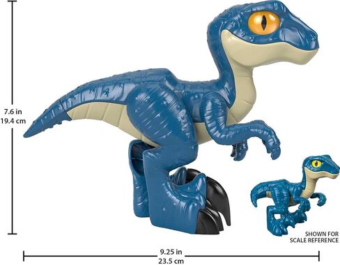 Fisher-Price Imaginext Jurassic World Camp Cretaceous T.Rex XL ، شخصية ديناصور كبيرة إضافية لأطفال ما قبل المدرسة تتراوح أعمارهم بين 3 و 8 سنوات in Saudi Arabia