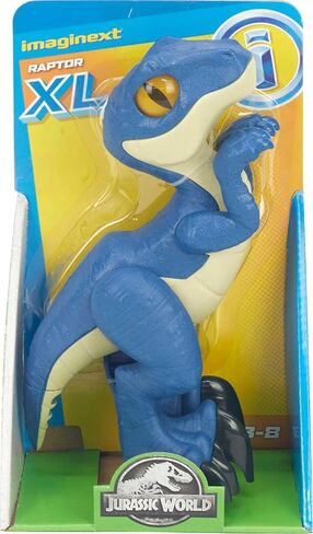 Fisher-Price Imaginext Jurassic World Camp Cretaceous T.Rex XL ، شخصية ديناصور كبيرة إضافية لأطفال ما قبل المدرسة تتراوح أعمارهم بين 3 و 8 سنوات in Saudi Arabia