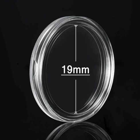 MUDOR Silver Dollar Coin Holders with 10 Size Gasket, 100 Pack Coin Storage Cases for Silver Eagle,Morgan,Cent,Nickel,Quarter, Plastic Coin Collection Supplies Protectors Capsules for Collectors in Kuwait