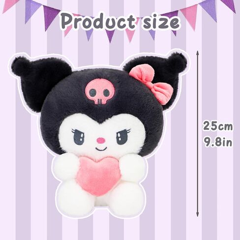 9" Cat Plush with Hearts Love, Kawaii Cat Stuffed Animal Pillow Soft Animal Stuffy Doll Toys Valentine’s Day Gifts for Girlfriend (Heart-D) (Blue) in Saudi Arabia