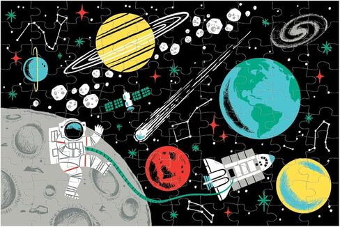 تنينات Mudpuppy - لغز 100 قطعة يتوهج في الظلام مع مشهد جريء لتنين ينفث النار وتفاصيل أحجية مخفية في الظلام للأطفال من سن 5 سنوات فما فوق in Kuwait