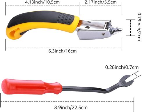 3PCS Upholstery and Construction Staple Remover with Tack Puller Tool, Nail Puller, Carpet Remover, for Removing All Kinds of Staples for Furniture, Floor, Wooden Case, Carton, Photo Frame in Kuwait
