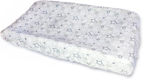 Softest Cotton Muslin Changing Pad Cover, Black Hedgehogs in Kuwait