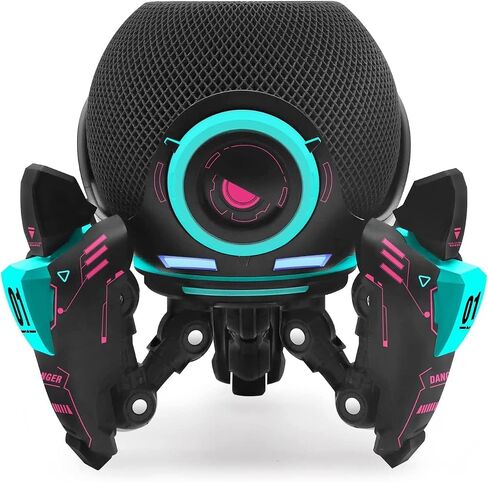 Echo Dot Stand，Table Stand Decorative Holder for Echo Dot (4th & 5th Generations) or Homepod Mini，Bracket can be Adjusted arbitrarily Posture (Black) in Kuwait