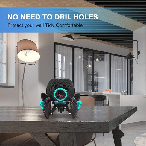 Echo Dot Stand，Table Stand Decorative Holder for Echo Dot (4th & 5th Generations) or Homepod Mini，Bracket can be Adjusted arbitrarily Posture (Black) in Kuwait