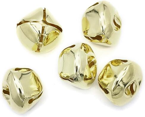 أجراس Jingle ، أجراس عيد الميلاد ، أجراس Craft Bells 20 ملم DIY للديكور المنزلي ، 20 PCS (Silver) in Kuwait