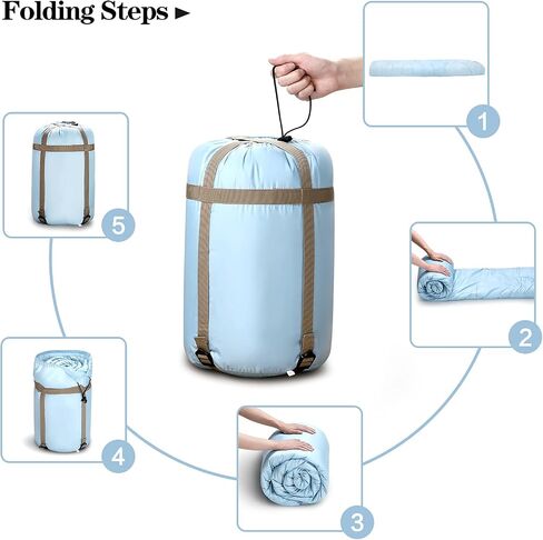 Sleeping Bags for Adults, Teens & Kids - Use for 3-4 Seasons, Warm & Cold Weather - Lightweight,Waterproof, Use for Backpacking, Hiking and Camping in Kuwait