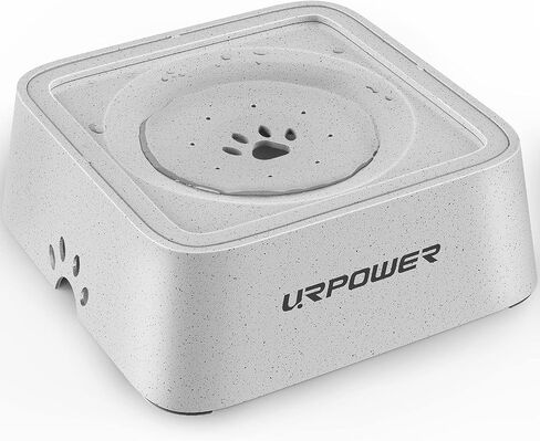 URPOWER 2.5L Dog Water Bowl 85oz Large Capacity Dog Bowl No Spill Pet Water Dispenser for Messy Drinkers Splash Proof Slow Water Feeder Vehicle Carried Travel Dog Bowl for Dogs, Cats &Pets in Kuwait