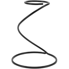 Black Spiral Coffee Dripper Stand Metal Filter Frame Holder Rack Hand Drip Pour Over Coffee Brewer Holder