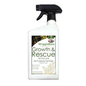 Organic Liquid Fertilizer Concentrate from Worm Castings. Non-Toxic, All-Purpose, Plant Food for Gardens, Vegetables, Fruits, Houseplants, Seed Starters, and Ornamentals. Makes 8 Gallons.