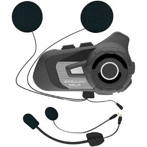 Motocycle Helmet Wireless Bluetooth Headset BlueT StellarTalk-S2 IP67 Waterproof Moto Biking & Skiiing /1000M Intercom/2 in 1 Microphone/2 Riders Intercom/
