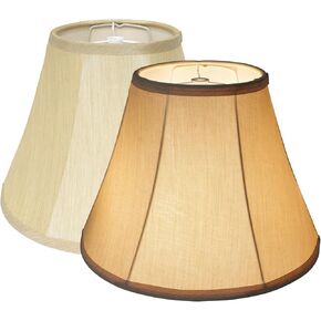 Lampshades Set Of 2,Barrel Lampshade 6" Top X 12" Bottom X 8.7" High, Bedroom, Living Room, Medium Lampshades, Blue Lampshades Natural Linen Hand Crafted, Easy Assembly Required