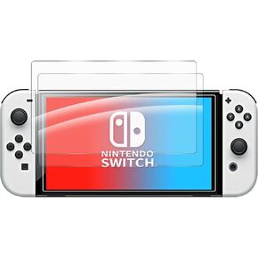 واقي الشاشة لـ Nintendo Switch2 (الذي تم إصداره في عام 2025)-فيلم زجاجي 9H ، ومكافحة الخدش HD ، ومكافحة اللون ، وتغليف مربع ورق Kraft Professional [2 Pack]