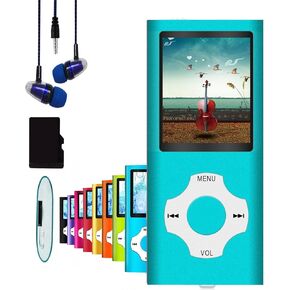 MP3 Player / MP4 Player, Hotechs MP3 Music Player with 32GB Memory SD Card Slim Classic Digital LCD 1.82'' Screen Mini USB Port with FM Radio, Voice Record