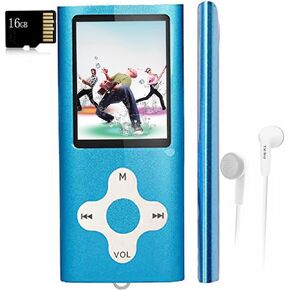 Mp3 Player,Music Player with a 16 GB Memory Card Portable Digital Music Player/Video/Voice Record/FM Radio/E-Book Reader/Photo Viewer/1.8 LCD