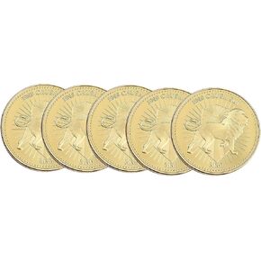 Continental Gold Coin Collecting Metal Coin (10 pcs)