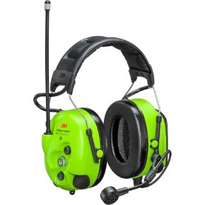 3M Peltor WS LITECOM PRO III سماعة الرأس ، عقال ، MT73H7A4D10NA GB ، 1EA/CASE ، الأصفر