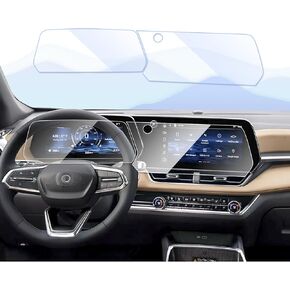 3pcs 2025 واقي شاشة Yukon لعام 2025 GMC Yukon Accessories 2025 Yukon Elevation / AT4 / Denali / AT4 Ultimate / Denali Ultimate Mavigation 16.8inch & Dual 12.6inch Propeat TV Protector 2025 Yukon AT4