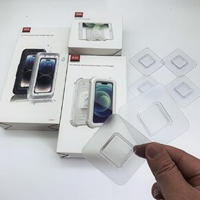 6pcs Wall Mount Plastic Adhesive Mounting Stickers for B35/B39/B86 Shower Phone Holder Wall Phone Mount