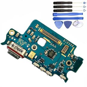 Galaxy S23 USB Charging Port Flex Cable Replacement Repair Part Type C Charger Dock Board Flex Cable Connector Compatible with Samsung S23 S911U + Repair Tool ﻿