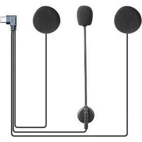 EJEAS Motorcycle Bluetooth Headset Accessory Noise Reduction Earpiece and Microphone, Specially V6PRO Bluetooth Intercom