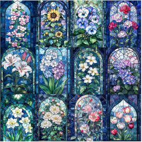 ALL4JIG Flowers Fun Jigsaw Puzzles for Adults and Kids, 1000 Pieces, Christmas Secret Santa Gift, White Elephant Gifts for Dog Lovers, Number Partitioned for Easy Solving