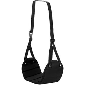 Foot Sling for Airplane Travel, Adjustable Foot Hammock for Plane Travel, Portable Plane Foot Hammock for Long Trip, Comfortable Airplane Foot Hammock to Relax Your Feet,2 Pack, Black & Blue