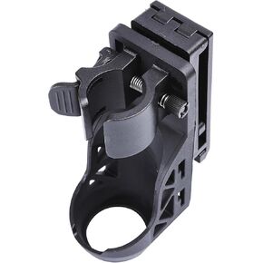 Tactical Flashlight Holster with Lever Side Lock System, Adjustable Belt, 360° Rotatable with Side Lock, Fits Flashlights with 1"-1.55" Diameter (Flashlight Not Included)